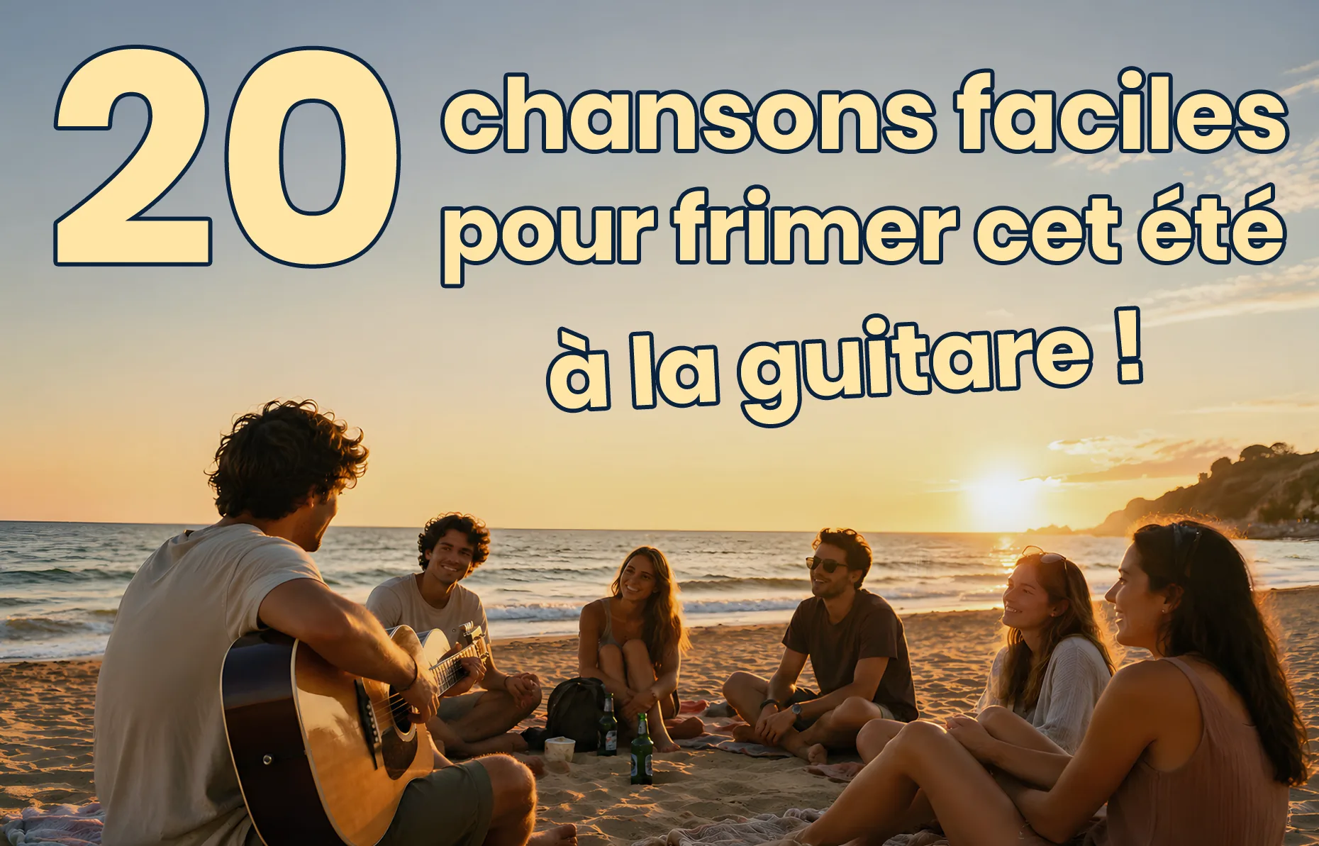 20 chansons faciles pour frimer cet été à la guitare 🌴😎