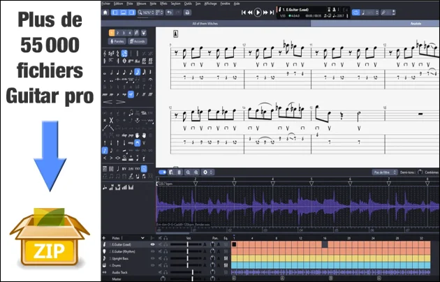 55.000 fichiers Guitar pro à télécharger gratuitement !