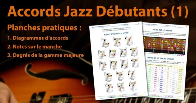 Accords Jazz à 4 sons faciles pour les débutants