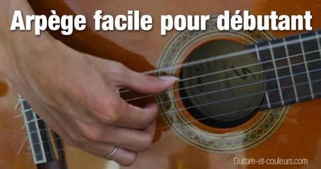 Travail des arpèges sur un exemple