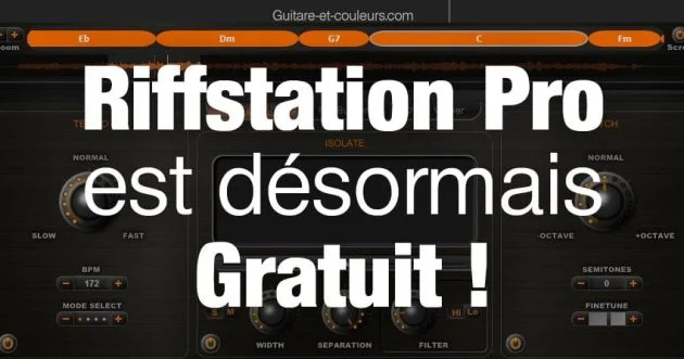 Bon plan : Riffstation Pro est désormais gratuit !