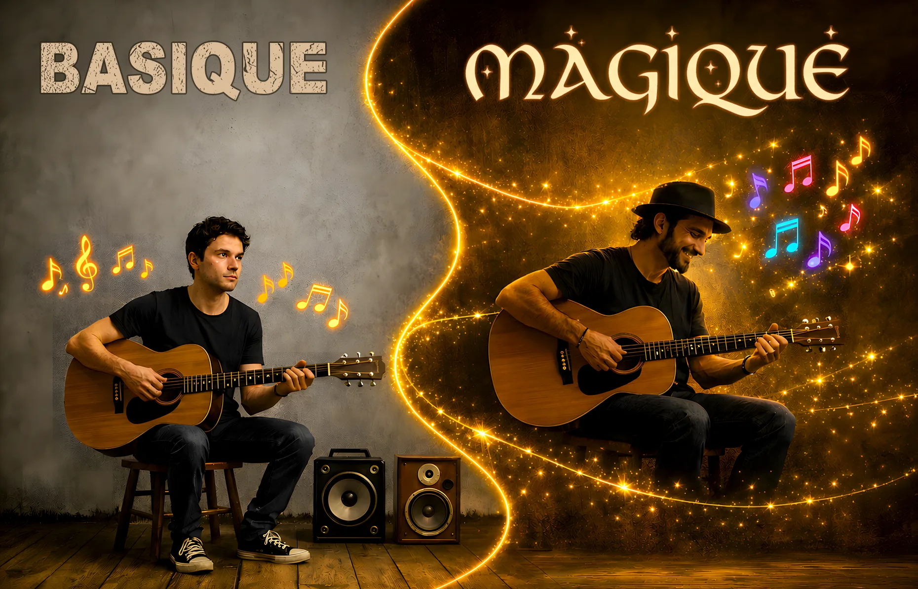 Des accords de guitare à la sonorité « magique » et faciles à jouer